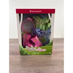 American Girl WellieWishers "Cute as a Bug"- Gardening Outfit-‎ New in Box
